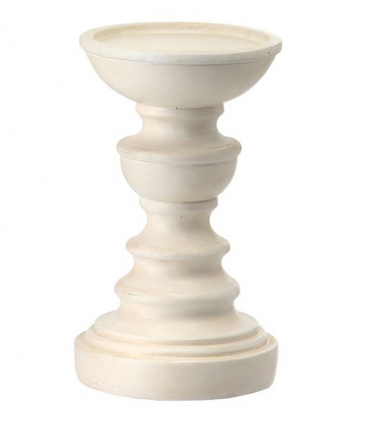 Ivory Resin Nantucket Candle Stick