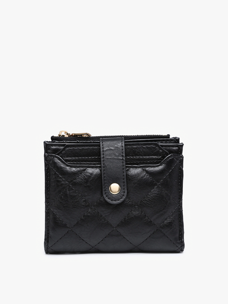 Melody Quilted Zip Top Wallet